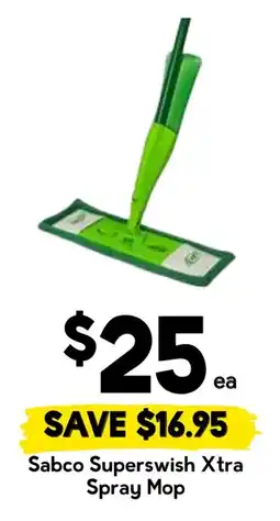 Drakes Sabco Superswish Xtra Spray Mop offer