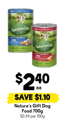Drakes Nature's Gift Dog Food offer