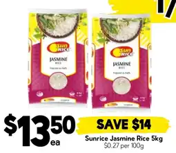 Drakes Sunrice Jasmine Rice offer