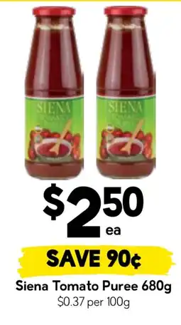 Drakes Siena Tomato Puree offer