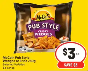 McCain Pub Style Wedges
