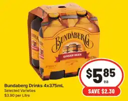 IGA Bundaberg Drinks offer