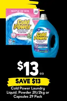 Drakes Cold Power Laundry offer