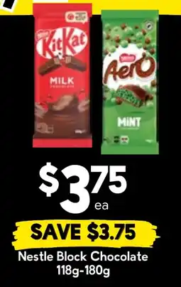 Drakes Nestle Block Chocolate offer