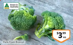 Foodworks Farm Fresh Broccoli offer