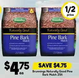 Drakes Brunnerings Naturally Good Pine Bark Mulch offer