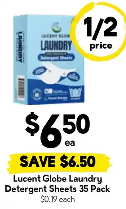 Drakes Lucent Globe Laundry Detergent Sheets offer