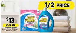 Drakes Cold Power Laundry Liquid, Powder 2lt/2kg or Capsules 29 Pack offer