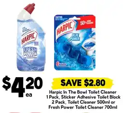 Drakes Harpic In The Bowl Toilet Cleaner offer
