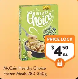 Foodworks McCain Healthy Choice Frozen Meals offer