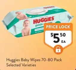 Foodworks Huggies Baby Wipes Selected Varieties offer