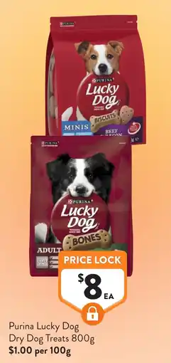 Foodworks Purina Lucky Dog Dry Dog Treats offer