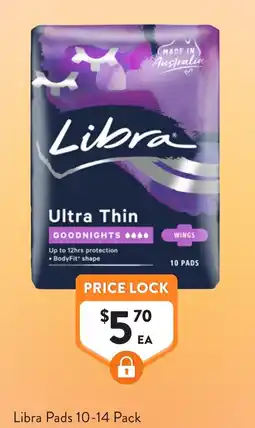Foodworks Libra Pads 10-14 Pack offer