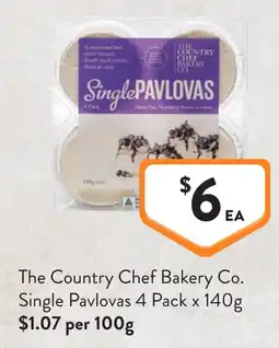 Foodworks The Country Chef Bakery Co. Single Pavlovas offer