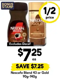 Drakes Nescafe Blend 43 or Gold offer