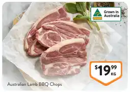 Foodworks Australian Lamb BBQ Chops offer