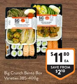 Foodworks Big Crunch Bento Box offer