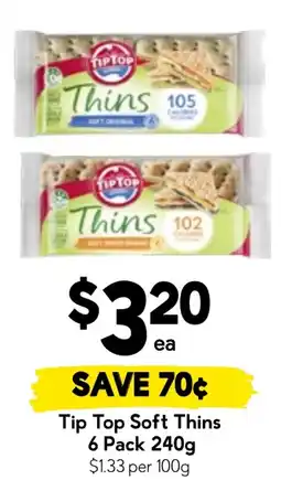 Drakes Tip Top Soft Thins offer