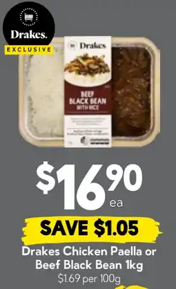 Drakes Drakes Beef Black Bean offer