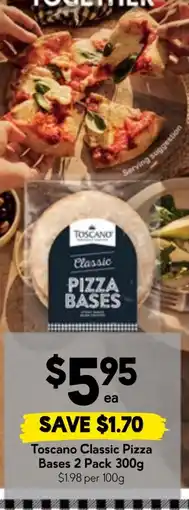Drakes Toscano Classic Pizza Bases offer