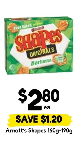 Drakes Arnott's Shapes offer