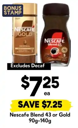 Drakes Nescafe Blend 43 or Gold offer