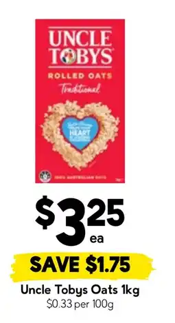 Drakes Uncle Tobys Rolled Oats Traditional offer