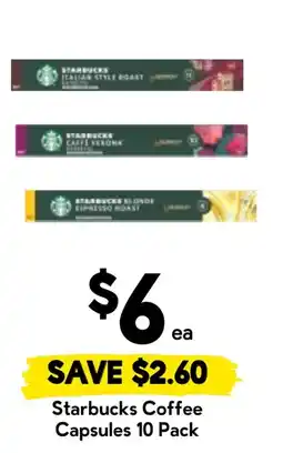 Drakes Starbucks Coffee Capsules offer