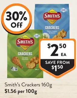 Foodworks Smith's Crackers offer