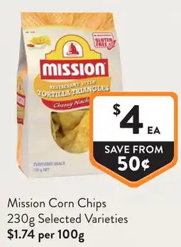 Foodworks Mission Corn Chips offer