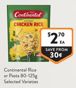 Foodworks Continental Chicken Rice offer