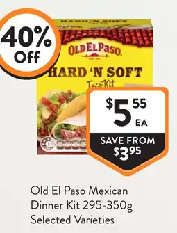 Foodworks Old El Paso Mexican Dinner Kit offer