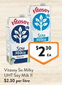 Foodworks Vitasoy So Milky UHT Soy Milk offer