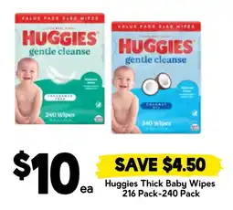 Drakes Huggies Thick Baby Wipes offer
