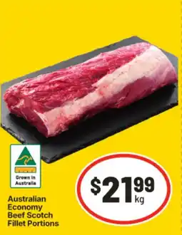 IGA Australian Economy Beef Scotch Fillet Portions offer