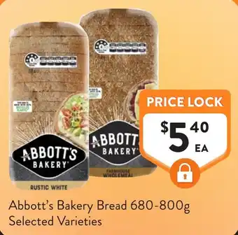 Abbott's Bakery Bread Selected Varieties