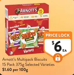 Foodworks Arnott's Multipack Biscuits Variety offer