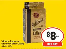 IGA Vittoria Espresso Ground Coffee offer
