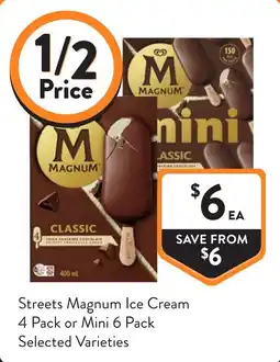 Foodworks Streets Magnum Ice Cream offer