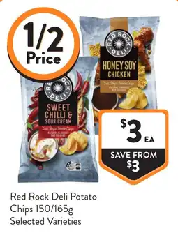Foodworks Red Rock Deli Potato Chips offer