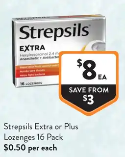 Foodworks Strepsils Extra Lozenges offer