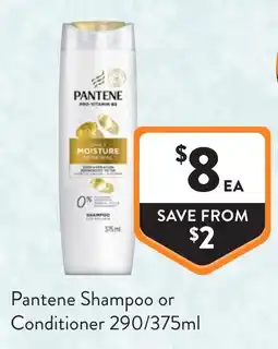 Foodworks Pantene Shampoo or Conditioner offer