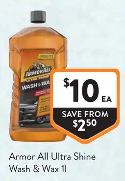 Foodworks Armor All Ultra Shine Wash & Wax offer