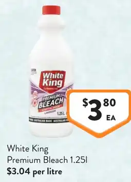 Foodworks White King Premium Bleach offer