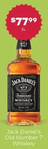 Thirsty Camel Jack Daniel's Old Number 7 Whiskey offer