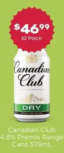 Thirsty Camel Canadian Club Dry offer
