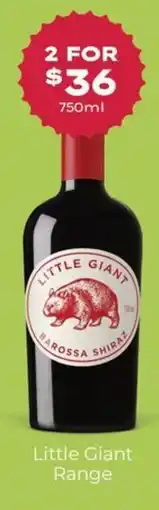 Thirsty Camel Little Giant Barossa Shiraz offer