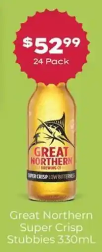 Thirsty Camel Great Northern Super Crisp Stubbies offer