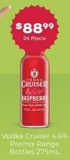 Thirsty Camel Vodka Cruiser Wild Raspberry offer