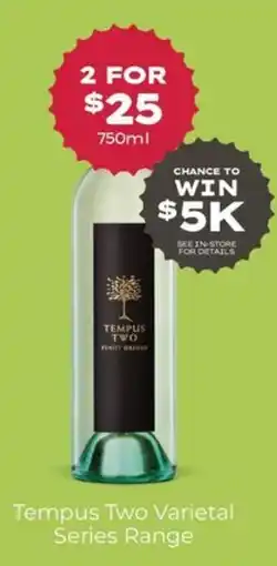 Thirsty Camel Tempus Two Varietal Series Range offer